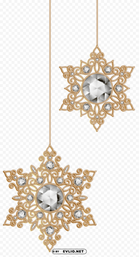 christmas snowflakes ornaments clip-art PNG pictures without background