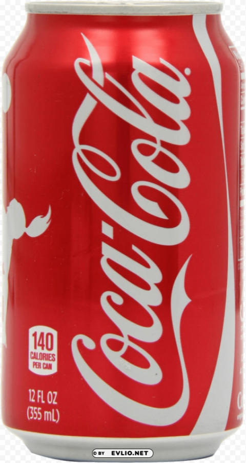 coca cola can Isolated Artwork on HighQuality Transparent PNG