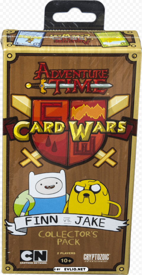 adventure time card wars collector's pack finn vs jake PNG images with no watermark