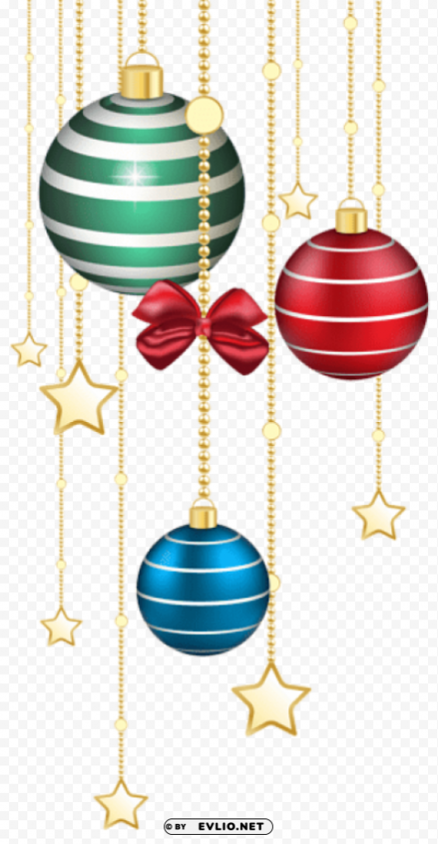 christmas balls decor PNG graphics