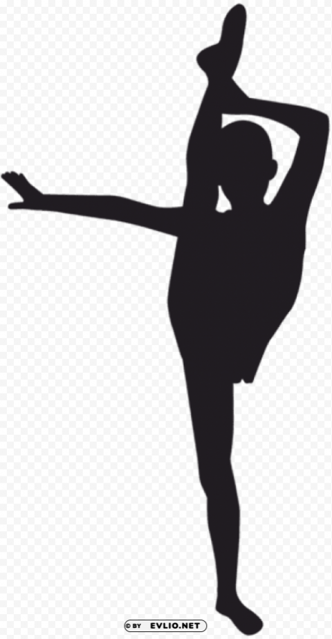 gymnast silhouette High-quality transparent PNG images