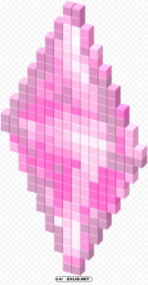 pink plumbob icon Clear PNG file