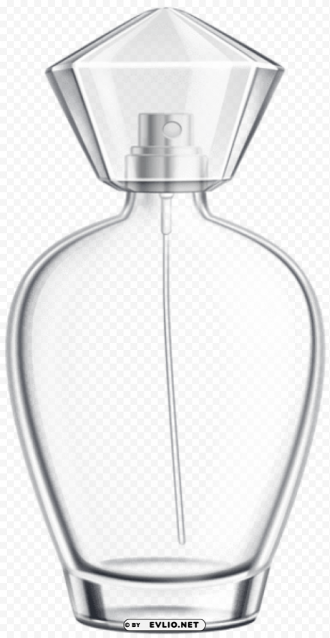 empty perfume bottle Transparent Background PNG Isolated Icon