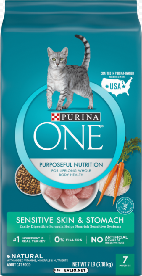 purina one cat food indoor ClearCut Background PNG Isolated Element