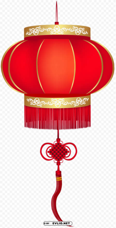 Chinese Red Lantern HighQuality Transparent PNG Isolated Element Detail