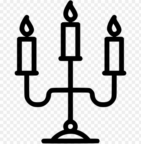 Menorah icon Isolated Character with Clear Background PNG