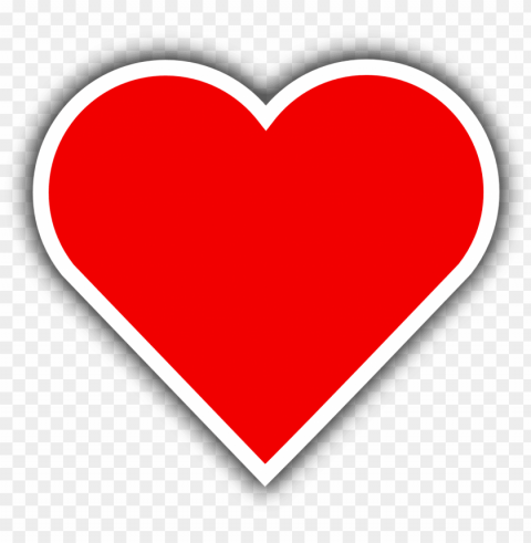 Red Heart HighResolution Transparent PNG Isolated Element