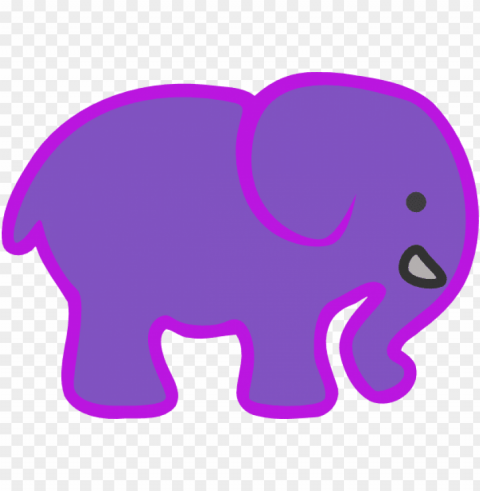 baby elephant purple color Transparent PNG Isolated Graphic with Clarity PNG transparent with Clear Background ID 7f5f22a8