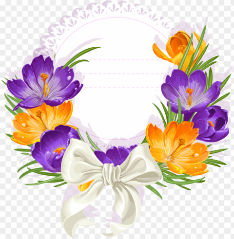 Purple Flower Card Vectors Isolated Subject with Transparent PNG PNG transparent with Clear Background ID d86ed497