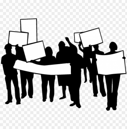 protest clip art Isolated Object with Transparent Background PNG