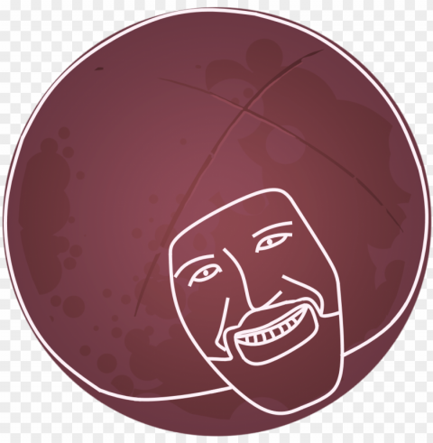 A Ball With A Brown Color On It PNG Without Watermark Free