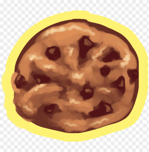 Chocolate chip cookies Transparent Background Isolation in PNG Image