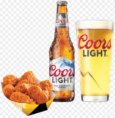00 for coors light and any food item - coors light 12 oz bottle Free PNG
