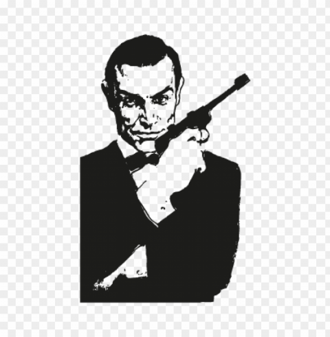 007 james bond eps vector logo free Isolated Subject in Transparent PNG Format