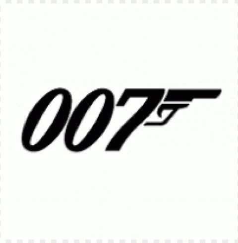 007 james bond logo vector download Free PNG images with alpha channel set