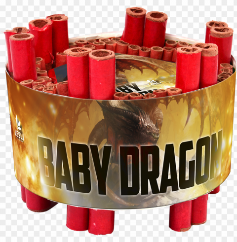 02065 - baby dragon - baby dragon vuurwerk ClearCut Background Isolated PNG Design