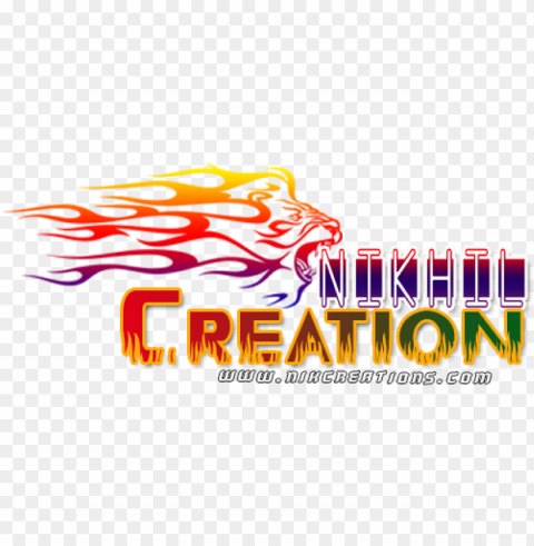 04 name logo nik creation - nikhil creations PNG graphics with clear alpha channel broad selection