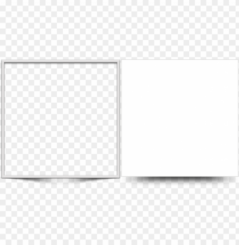 09 jun 2016 - white square frame Isolated Artwork on Transparent Background