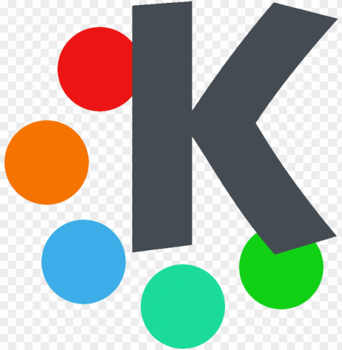 0logo removing the k an abstract and colored logo - kde plasma 5 ico Clear Background PNG Isolated Design