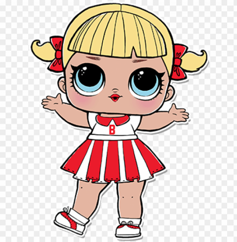 1 009 cheer captain - imagenes de muñecas lol surprise PNG Image Isolated with Clear Transparency