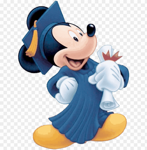 1 mickey mouse - mickey mouse graduation clipart PNG with Isolated Object and Transparency