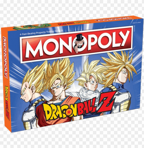 1 of - dragon ball z monopoly - board games Clean Background PNG Isolated Art PNG transparent with Clear Background ID bcdb7e7b