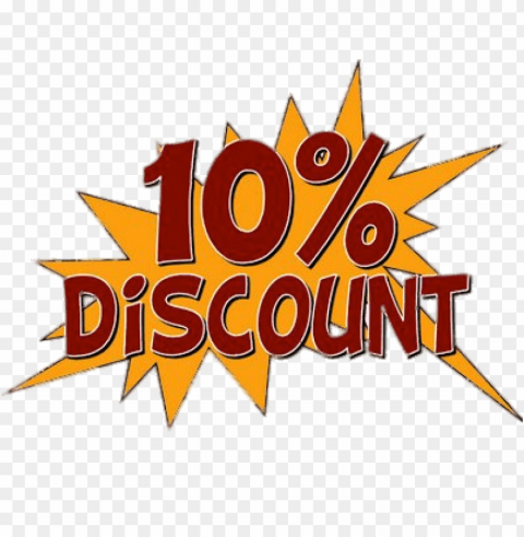 10% discount PNG images with no background assortment