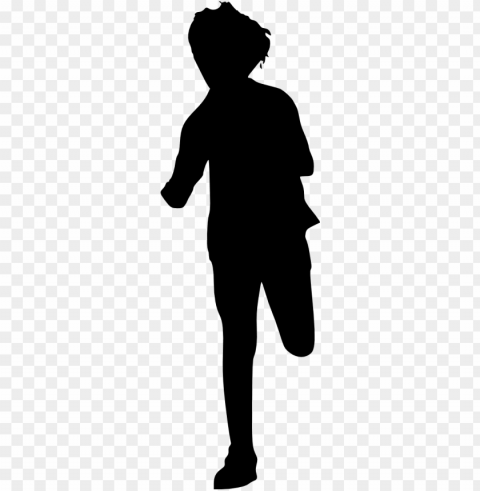 10 kid children running silhouette - man running silhouette Clear PNG pictures assortment