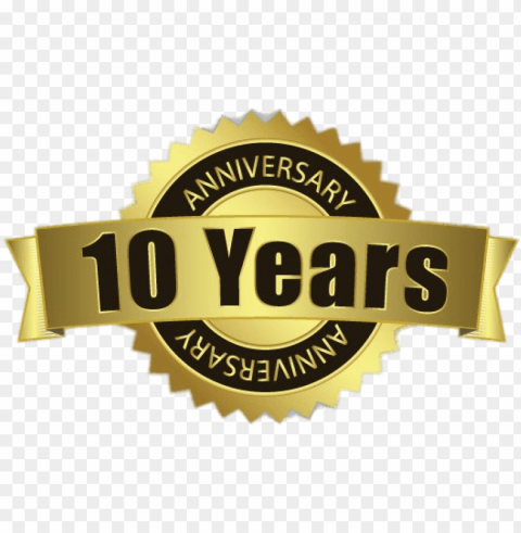 10 years anniversary badge - business 10th anniversary PNG images with no watermark