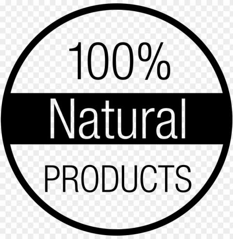 100 percent natural products tag comments - 100 natural icon Transparent PNG Isolation of Item