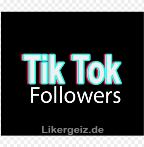 100 tiktok followers for you - tik tok followers Alpha channel transparent PNG