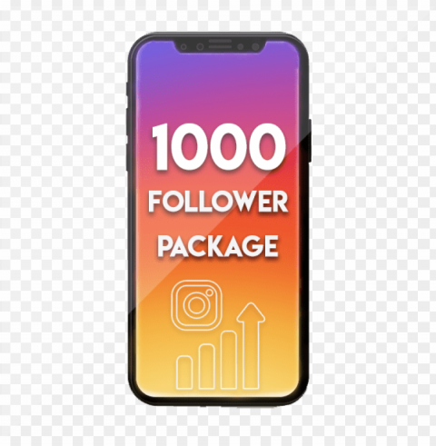 1000 real instagram followers - iphone High-resolution PNG images with transparent background