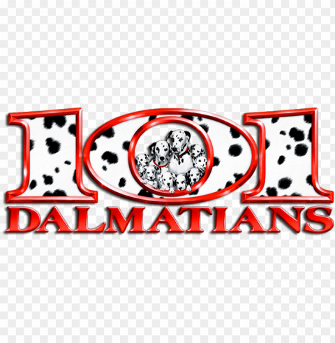 101 dalmatians 53ef138cb88da - one hundred and one dalmatians logo Isolated Design Element in HighQuality PNG