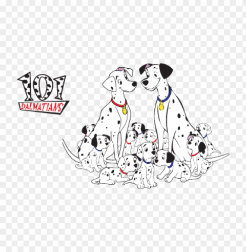 101 dalmatians vector free download Isolated Subject with Transparent PNG