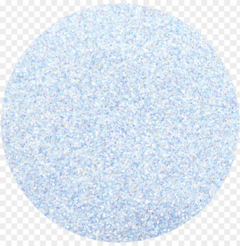105 forget me not - blue glitter circle transparent Isolated PNG Element with Clear Transparency