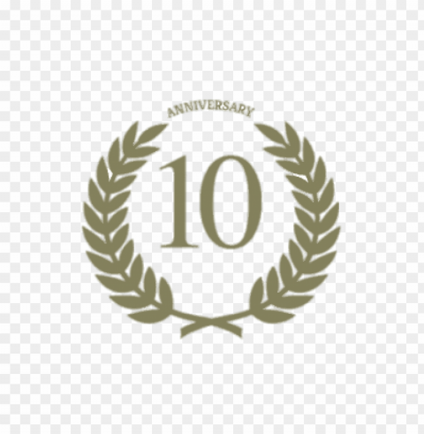 10th anniversary laurel Clear PNG photos