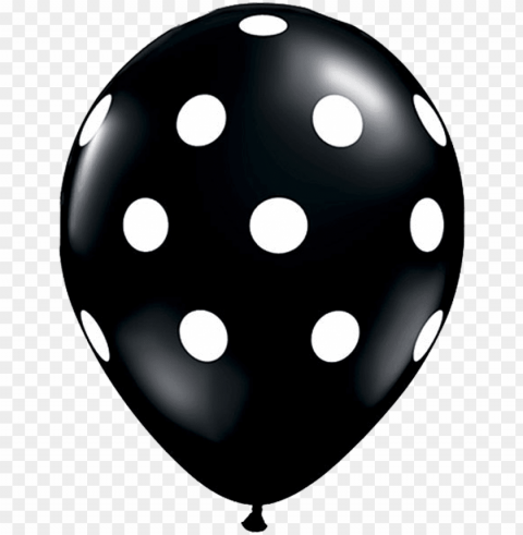 11 black polka dot balloon - red polka dot balloo PNG transparent images for printing