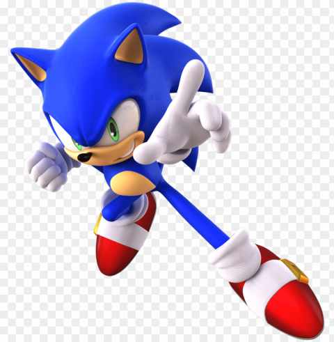 1123 x 1200 1 - sonic the hedgehog render Clean Background Isolated PNG Art