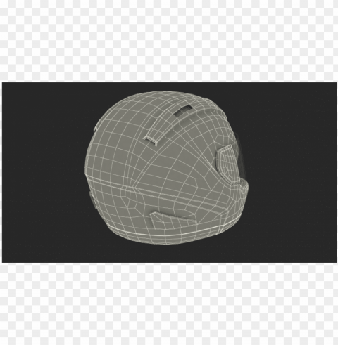 12 black full face helmet royalty-free 3d model - sphere Isolated PNG on Transparent Background