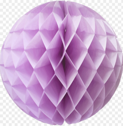 12 inch lavender honeycomb lanterns - ball decor paper Clear PNG images free download