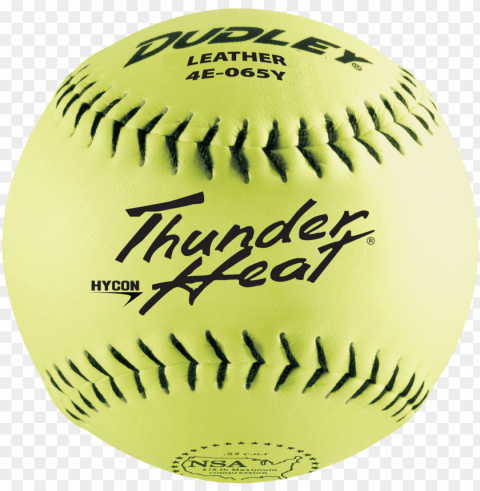 12 nsa thunder hycon slowpitch softball - dudley softball Isolated Subject with Clear Transparent PNG