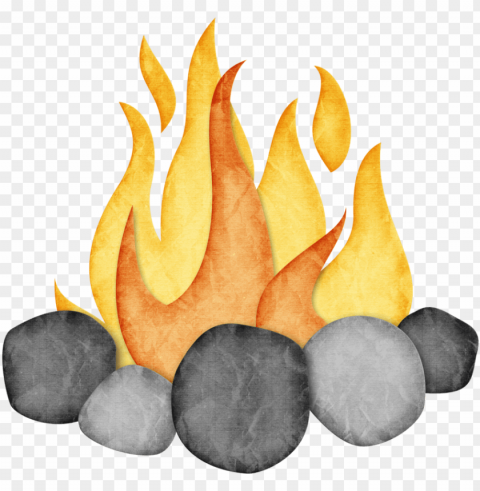 12 files - cute campfire clipart Isolated Element on HighQuality Transparent PNG