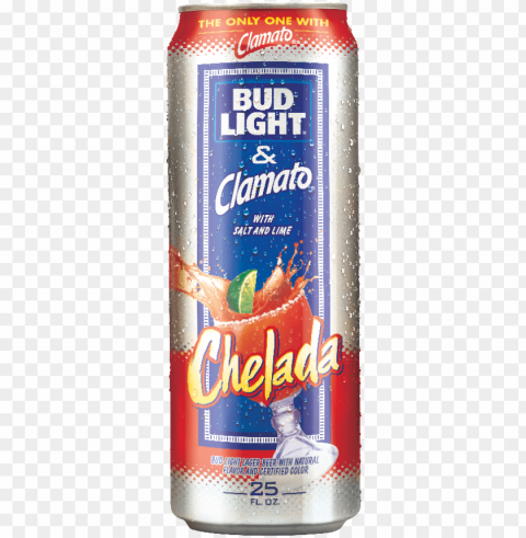 13 bud light clamato bud light chelado clamato - bud light chelada Isolated Illustration with Clear Background PNG