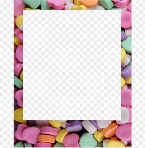135 free polaroid frames polaroid picture frame polaroid - candy hearts snap on hard protective case Transparent Background PNG Isolated Graphic