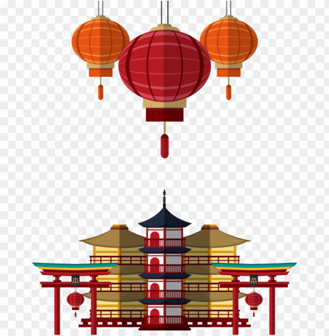 1468 X 1853 5 - Building In Japan Vector Transparent PNG Isolated Subject Matter