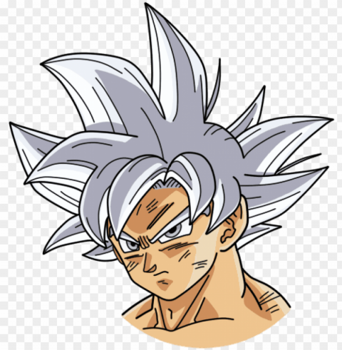 155 kb - goku ultra instinct hair PNG pictures with no background required
