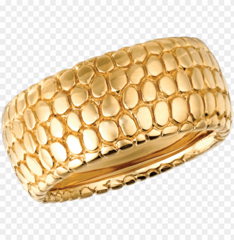 18kt Yellow Gold Snake Skin Ring - Snake Skin Gold Ri PNG Pictures With Alpha Transparency