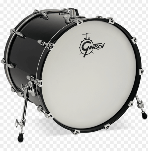 18x22 bass drum piano black - gretsch renown silver oyster pearl 24 kit Free PNG images with alpha channel