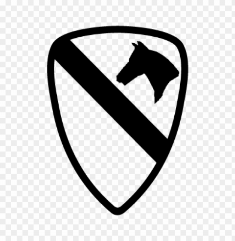 1st cavalry division vector logo Free PNG images with alpha channel set