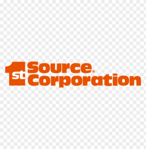 1st source corporation vector logo Clean Background PNG Isolated Art